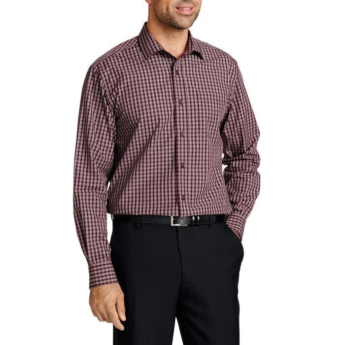 Wrinkle resistant dress shirts men