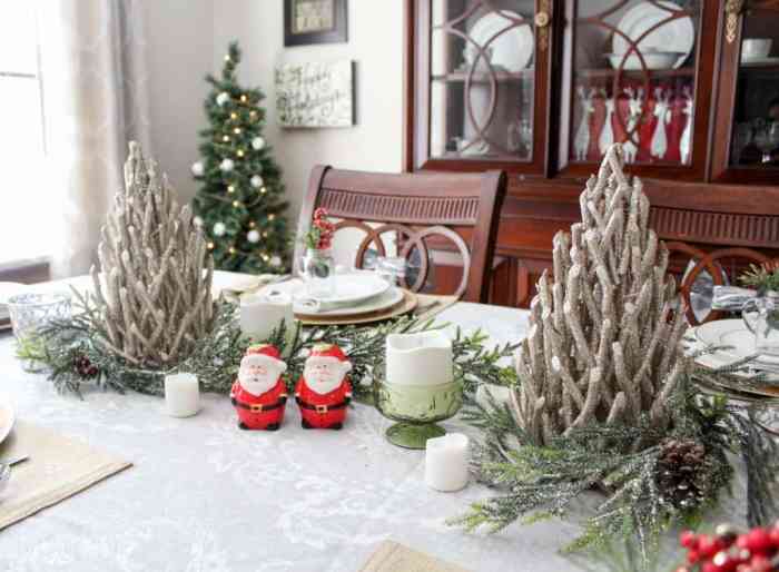 How to decorate dining room for christmas