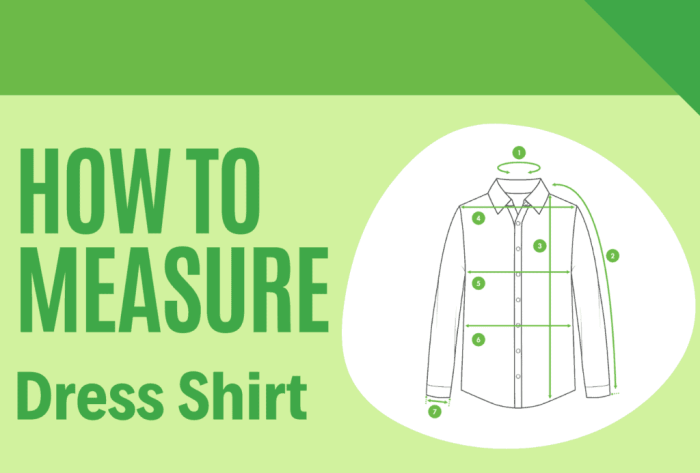 How does men's dress shirt sizing work