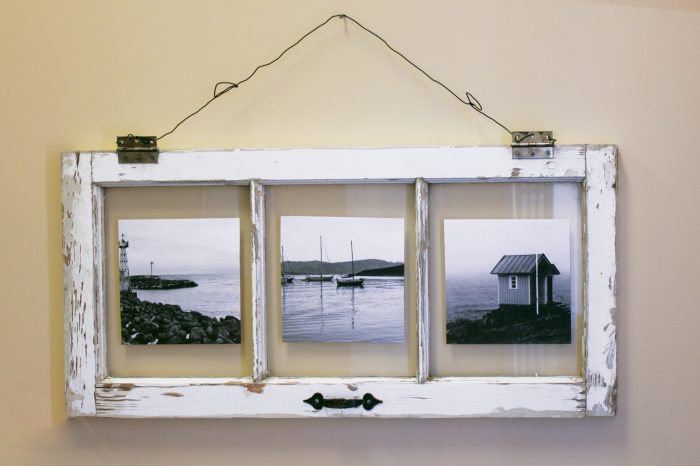 How to decorate old window frames