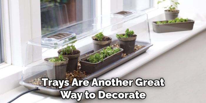 How to decorate living room window sill