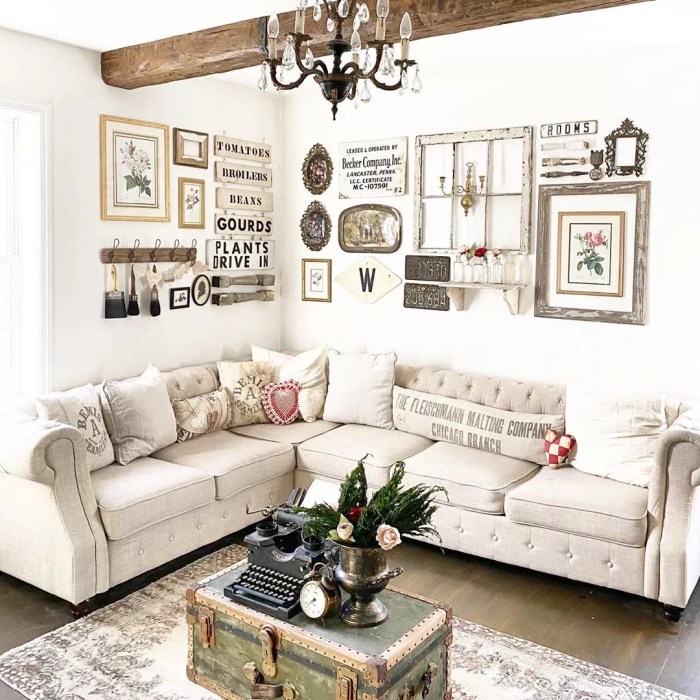 How to decorate my living room farmhouse style