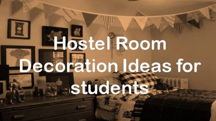 Hostel room decorate decoration welcome simple