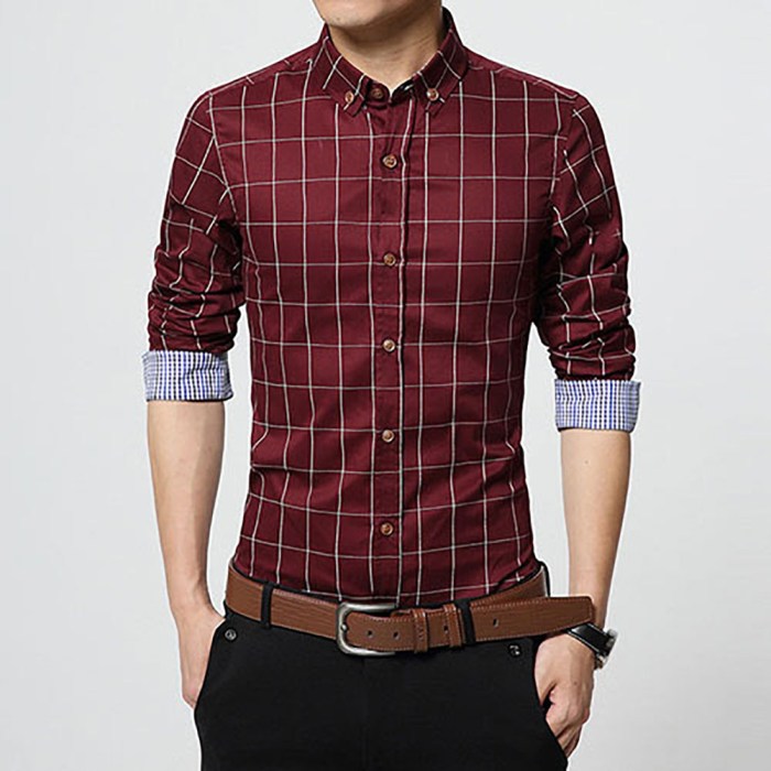 Long sleeve dress shirt for men