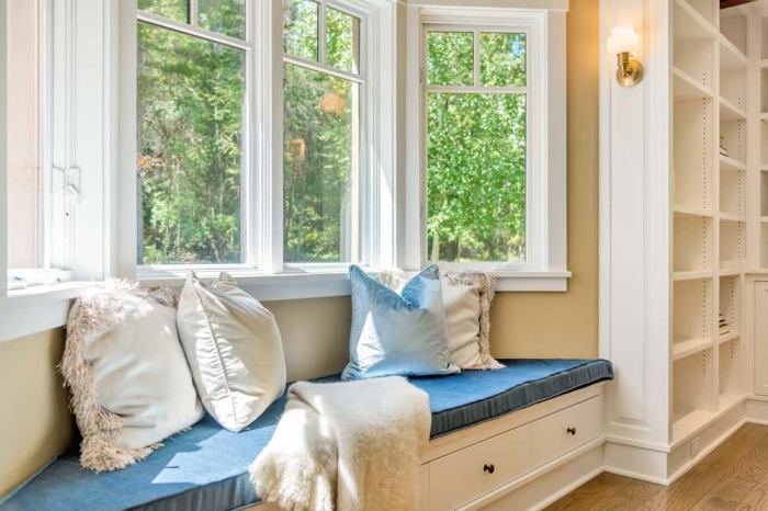 How to decorate an inset window